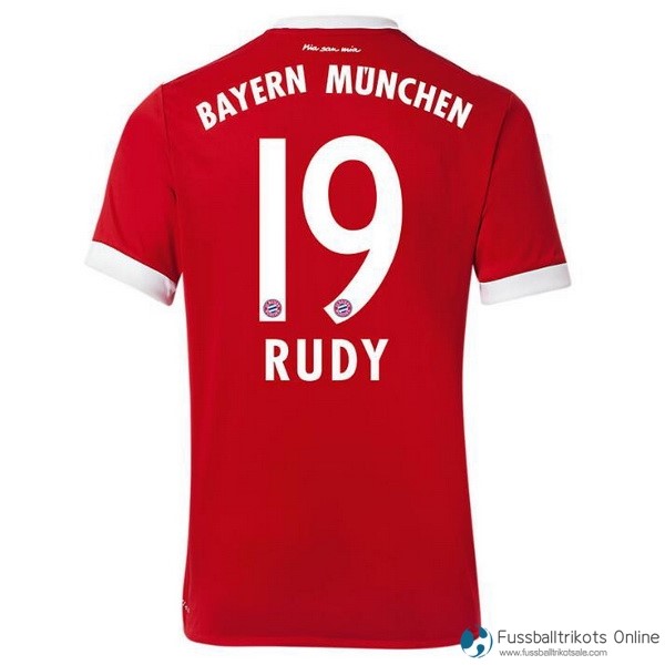 Bayern München Trikot Heim Rudy 2017-18 Fussballtrikots Günstig